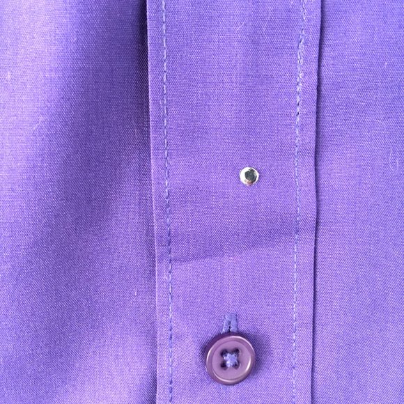 Las Olas Purple Red Hat Society LS Button Down Shirt - Picture 7 of 12